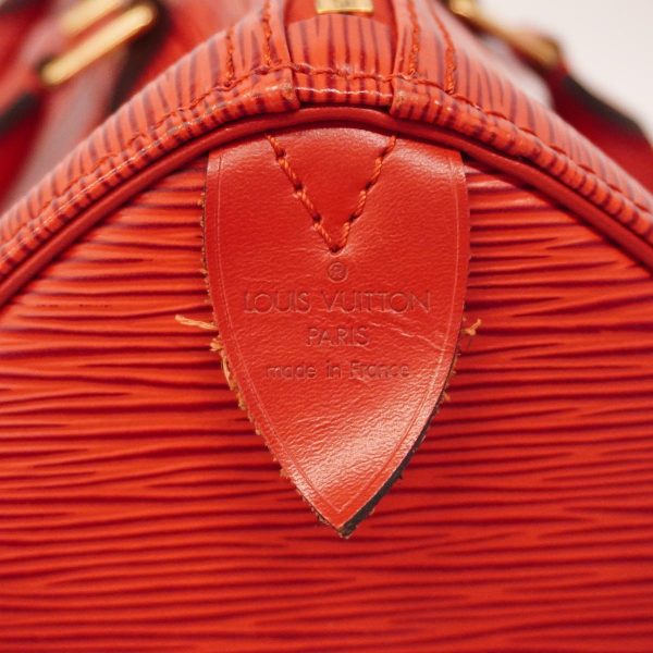 1240001037915 5 Louis Vuitton Handbag Epi Speedy 25 Castilian Red