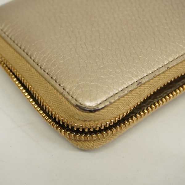 1240001037927 10 Gucci Long Wallet Soho Leather Gold Champagne