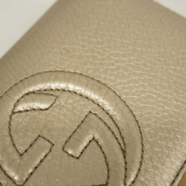 1240001037927 5 Gucci Long Wallet Soho Leather Gold Champagne