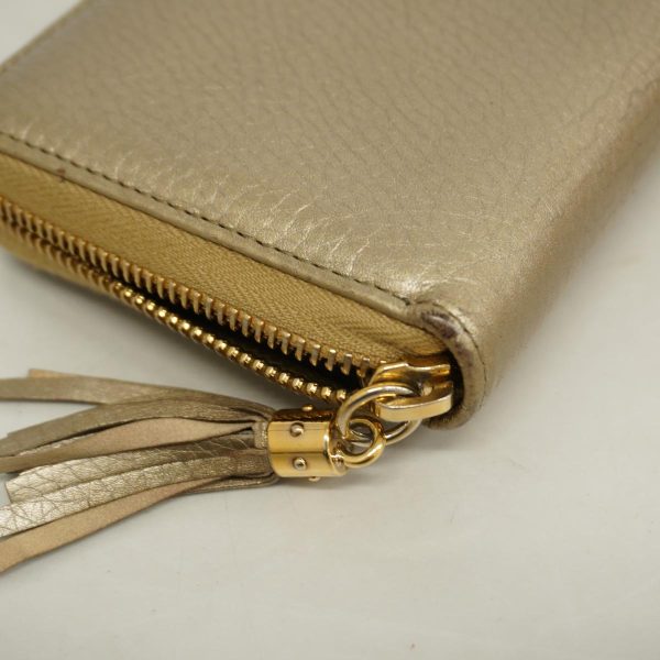 1240001037927 7 Gucci Long Wallet Soho Leather Gold Champagne