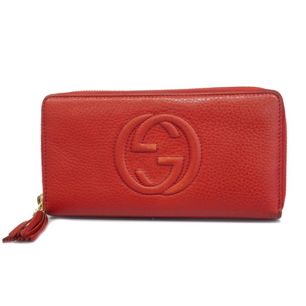 1240001037951 1 Gucci Long Wallet Soho Red Champagne Gold Hardware