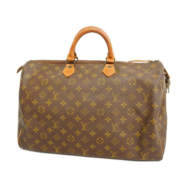 1240001037970 1 Louis Vuitton Handbag Monogram Speedy 40 Brown