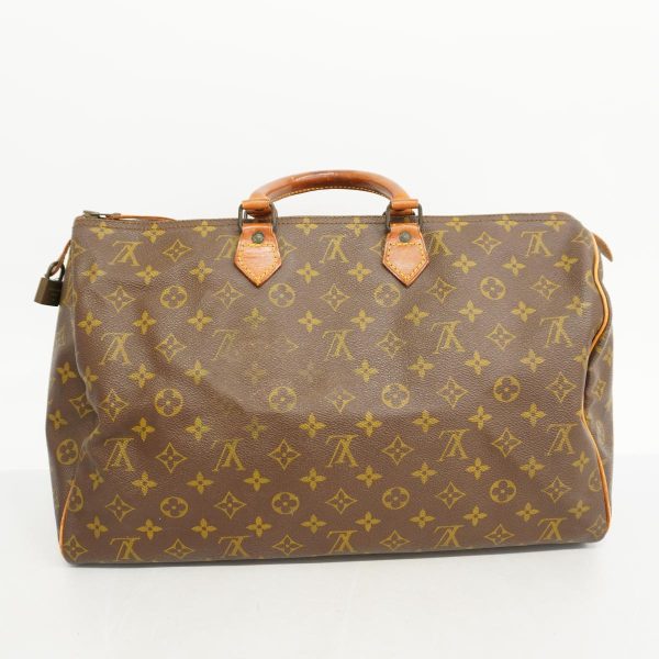 1240001037970 15 Louis Vuitton Handbag Monogram Speedy 40 Brown