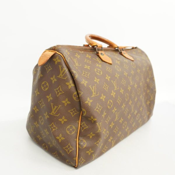 1240001037970 2 Louis Vuitton Handbag Monogram Speedy 40 Brown