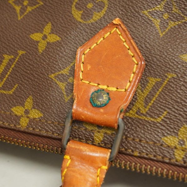 1240001037970 6 Louis Vuitton Handbag Monogram Speedy 40 Brown