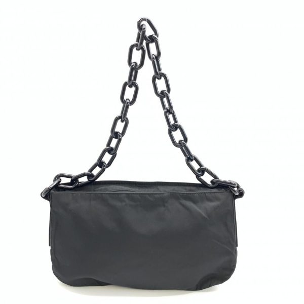 1240001037972 3 Prada Shoulder Bag Handbag Nylon Black