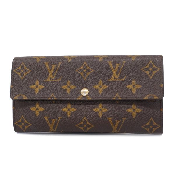 1240001037990 1 Louis Vuitton Long Wallet Portefeuille Sarah Brown