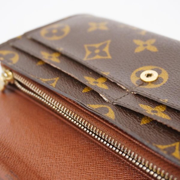 1240001037990 12 Louis Vuitton Long Wallet Portefeuille Sarah Brown