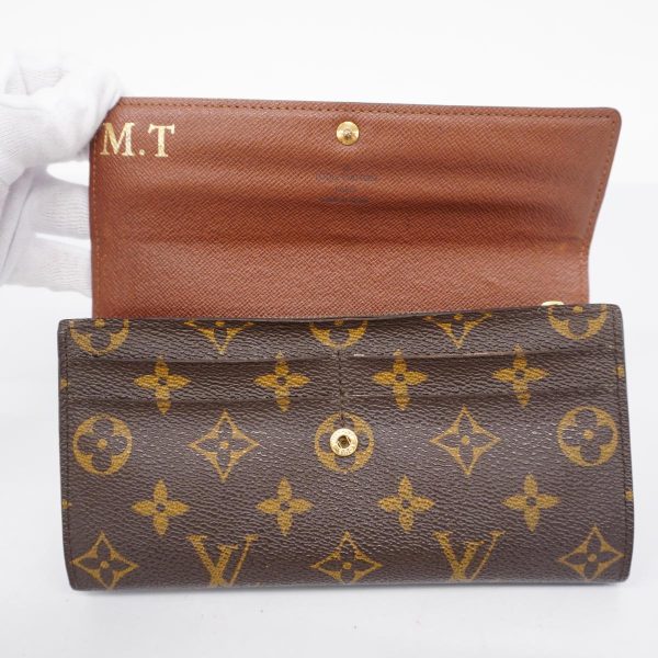 1240001037990 3 Louis Vuitton Long Wallet Portefeuille Sarah Brown