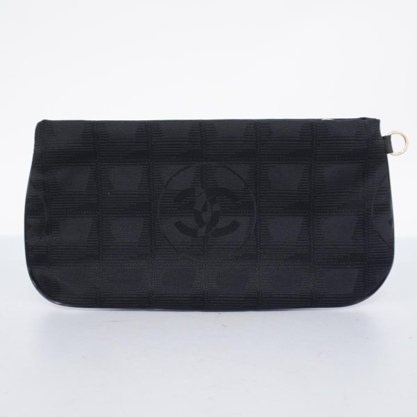 1240001038001 7 Chanel Pouch New Travel Nylon Black