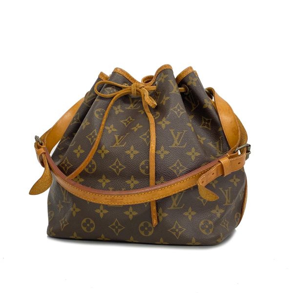 1240001038008 1 Louis Vuitton Shoulder Monogram Petit Noe Brown