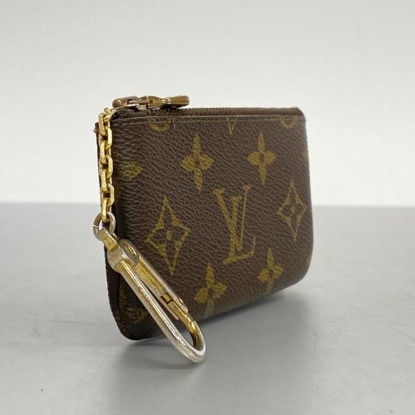 1240001038010 2 Louis Vuitton Coin Case Monogram Pochette Brown