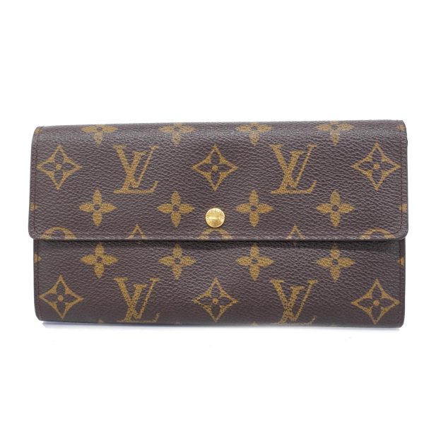 1240001038020 1 Louis Vuitton Long Wallet Monogram Pochette Brown