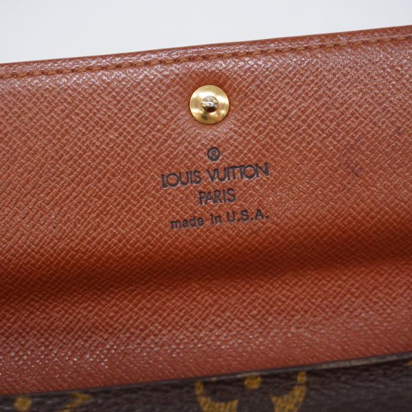 1240001038020 4 Louis Vuitton Long Wallet Monogram Pochette Brown