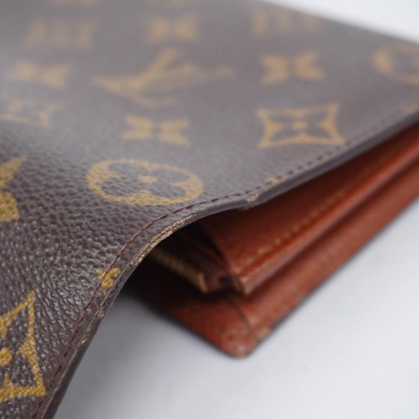 1240001038020 6 Louis Vuitton Long Wallet Monogram Pochette Brown