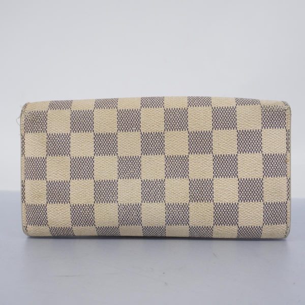 1240001038023 18 Louis Vuitton Long Wallet Portefeuille Sara White