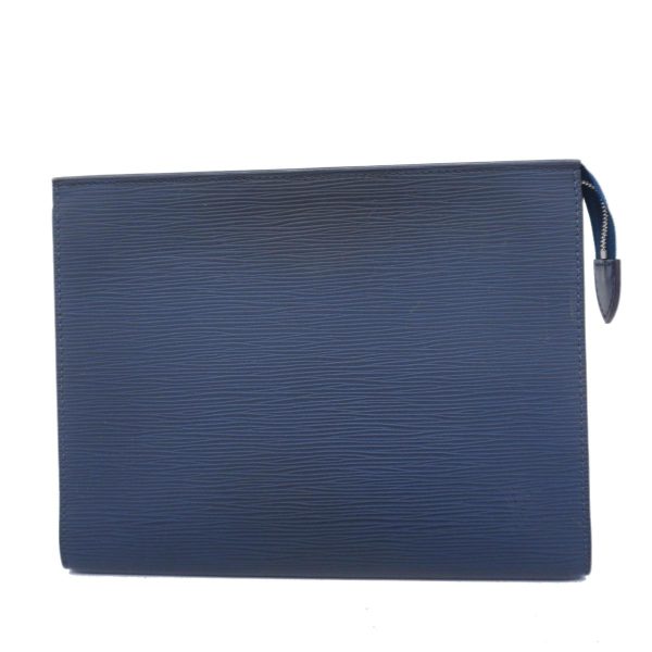 1240001038028 1 Louis Vuitton Clutch Bag Epi Posh Toilette Andigo Blue