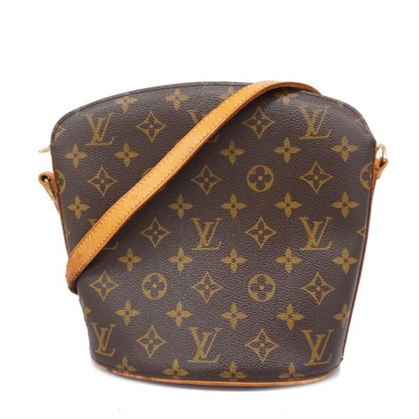 1240001038042 1 Louis Vuitton Shoulder Bag Monogram Drouot Brown