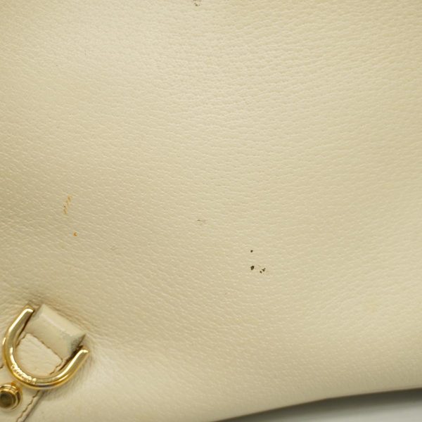 1240001038070 11 Gucci Handbag Abby Leather Ivory Champagne