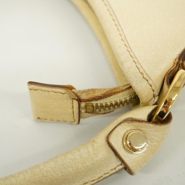 1240001038070 12 Gucci Handbag Abby Leather Ivory Champagne