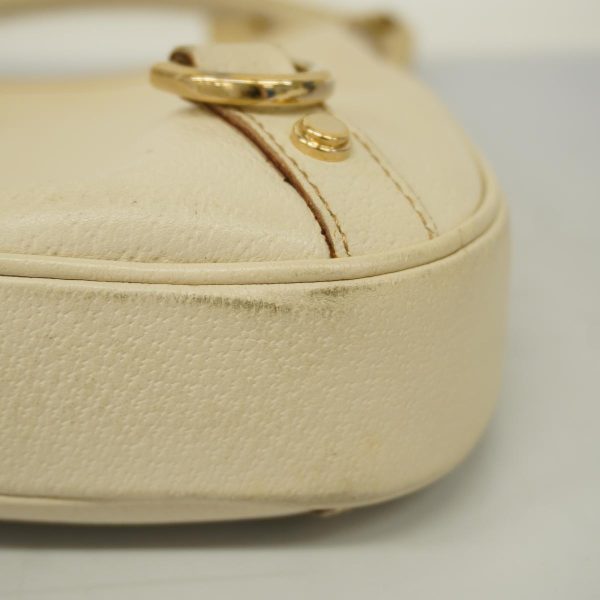 1240001038070 13 Gucci Handbag Abby Leather Ivory Champagne