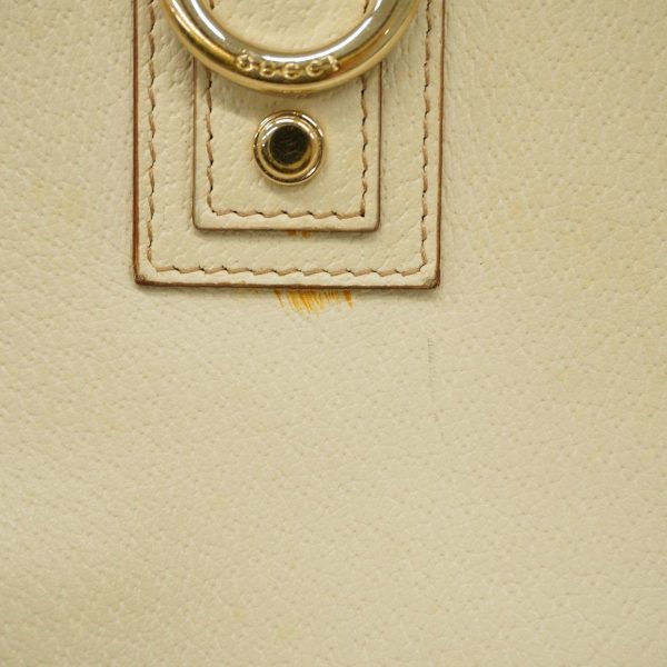 1240001038070 8 Gucci Handbag Abby Leather Ivory Champagne