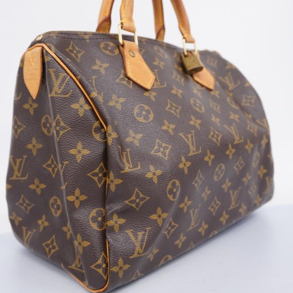 1240001038080 2 1 Louis Vuitton Handbag Monogram Speedy 30 Brown