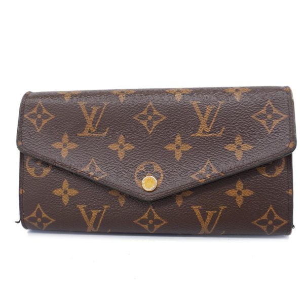 1240001038097 1 Louis Vuitton Wallet Sara Brown Rose Ballerine