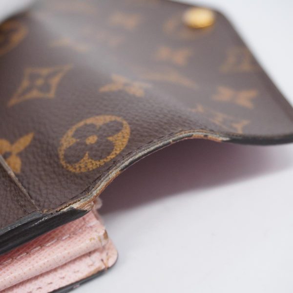 1240001038097 11 Louis Vuitton Wallet Sara Brown Rose Ballerine