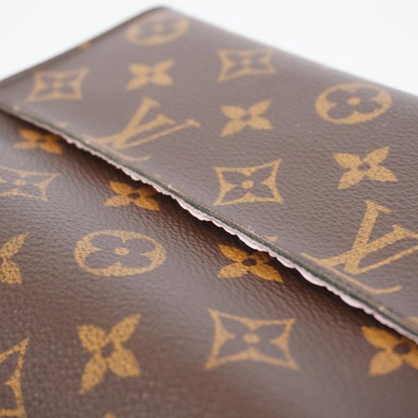 1240001038097 7 Louis Vuitton Wallet Sara Brown Rose Ballerine