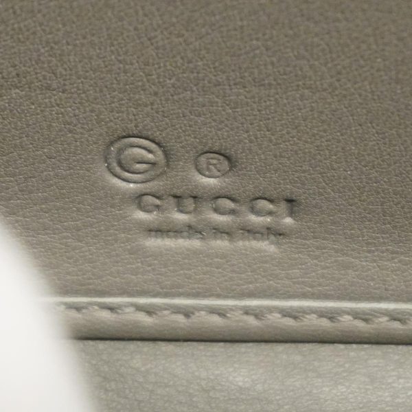 1240001038120 4 Gucci Long Wallet Micro Guccisima Leather Gray