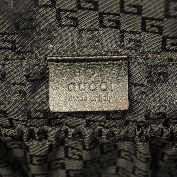 1240001038147 5 Gucci 2way Bag Black Red Silver Hardware