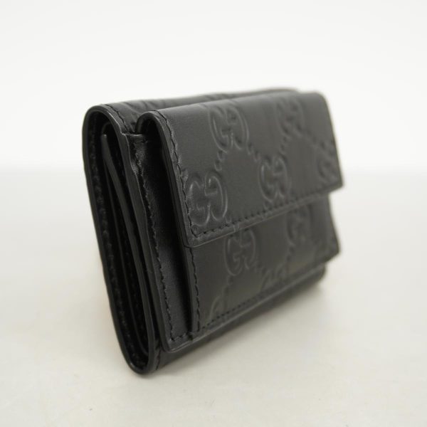 1240001038178 2 Gucci Tri fold Wallet Guccisima Leather Black