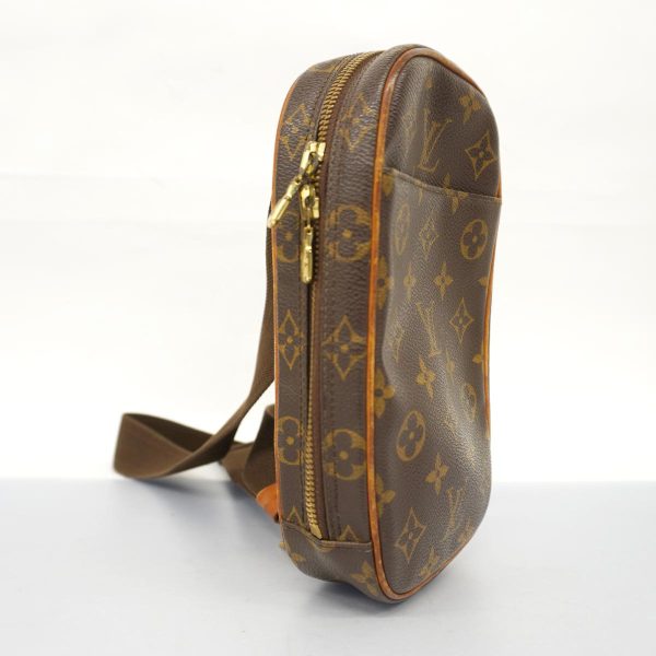 1240001038206 2 Louis Vuitton Body Bag Pochette Ganju Brown