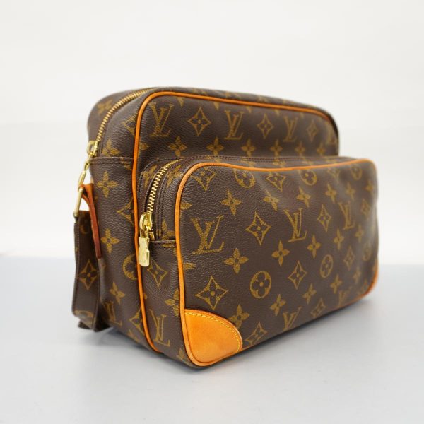 1240001038229 2 Louis Vuitton Shoulder Bag Monogram Nile Brown