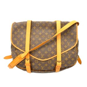 1240001038231 1 Louis Vuitton Looping GM Monogram Shoulder Bag Brown