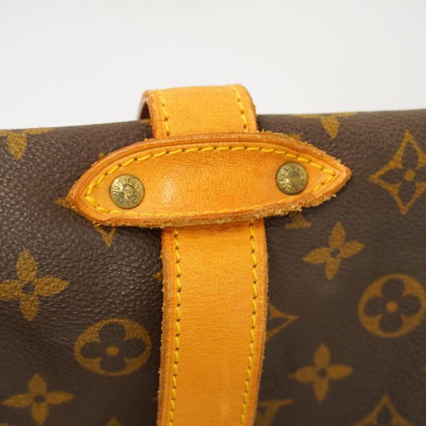 1240001038231 11 Louis Vuitton Shoulder Monogram Saumur 43 Brown