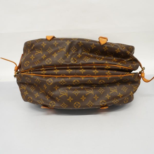 1240001038231 3 Louis Vuitton Shoulder Monogram Saumur 43 Brown