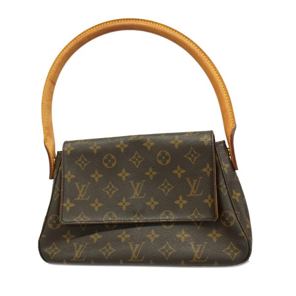 1240001038234 1 Louis Vuitton Shoulder Bag Mini Looping Brown