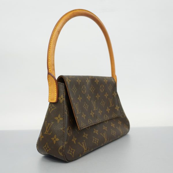 1240001038234 2 Louis Vuitton Shoulder Bag Mini Looping Brown