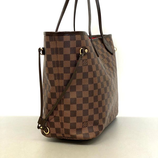 1240001038254 2 Louis Vuitton Tote Bag Damier Neverfull MM Ebene