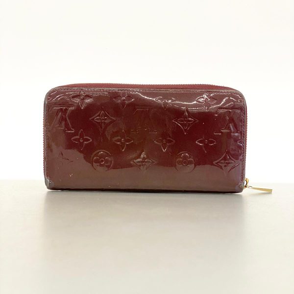 1240001038256 12 Louis Vuitton Wallet Vernis Zippy Rouge Fauvist