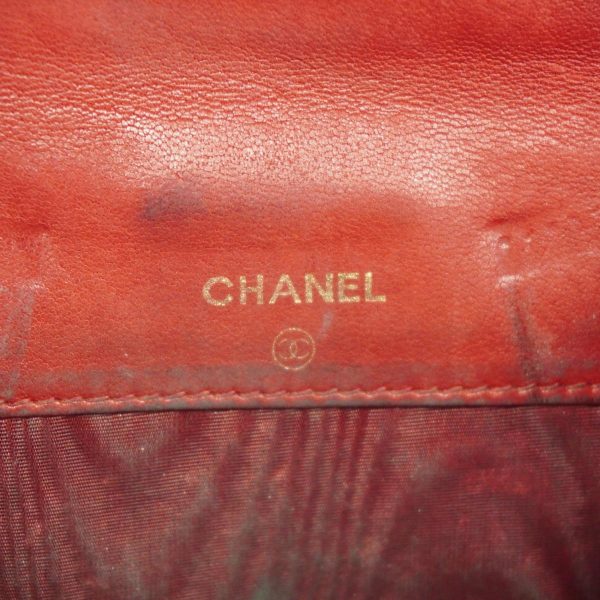 1240001038266 4 Chanel Wallet Caviar Skin Red Gold Hardware