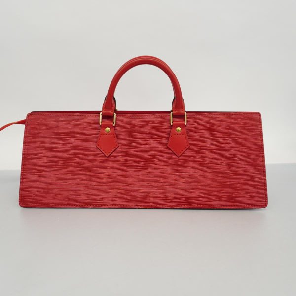 1240001038282 14 Louis Vuitton Handbag Sac Triangle Castilian Red