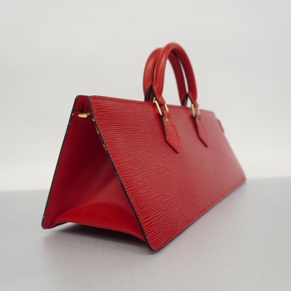 1240001038282 2 Louis Vuitton Handbag Sac Triangle Castilian Red