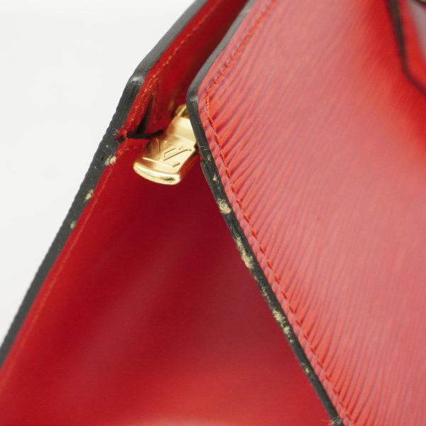 1240001038282 9 Louis Vuitton Handbag Sac Triangle Castilian Red