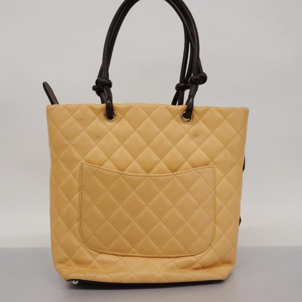 1240001038288 11 Chanel Tote Bag Cambon Lambskin Beige