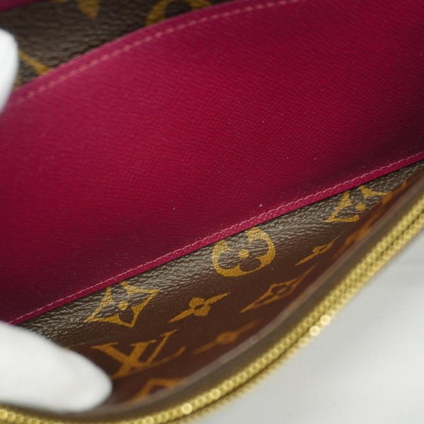 1240001038305 11 Louis Vuitton Long Wallet Emily Brown Fuchsia