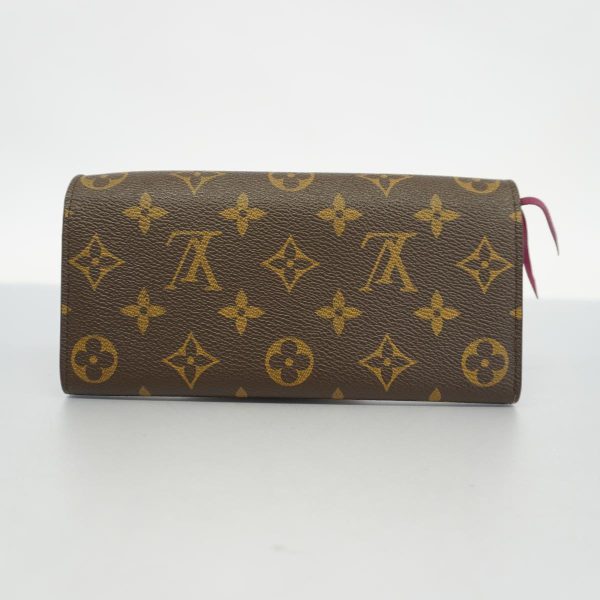 1240001038305 12 Louis Vuitton Long Wallet Emily Brown Fuchsia