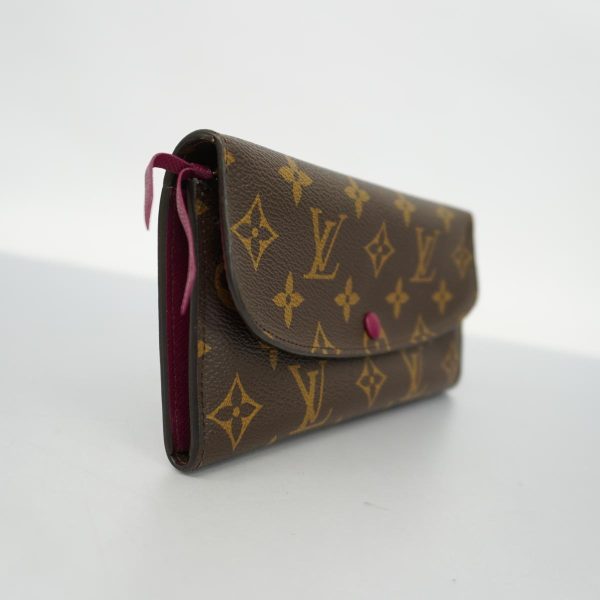 1240001038305 2 Louis Vuitton Long Wallet Emily Brown Fuchsia